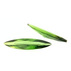 Zirkonia smaragd navette 10 x 4 mm
