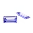 Zirkonia violett baguette step cut 6 x 3 mm
