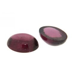 Rhodolith oval cabochon