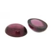Rhodolith oval cabochon 4 x 3 mm
