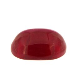 Rubin oval cabochon 6 x 4 mm