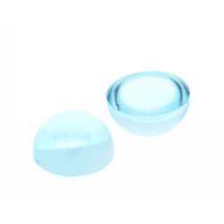 Blau Topas Sky rund cabochon