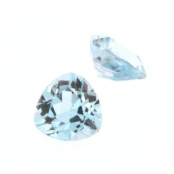 Blau Topas Sky trillion 5 x 5 mm