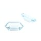 Blau Topas Sky sechseck 8 x 4 mm