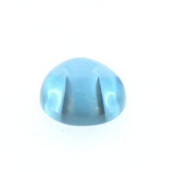 Blau Topas Swiss rund cabochon