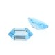 Blau Topas Swiss sechseck 6 x 4 mm