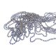 Kesselkette Ø 1,8 mm Zirkonia blau Silber