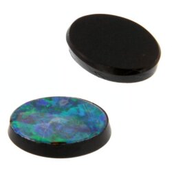 Opal Doublette oval 5 x 3 mm