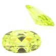Zirkonia applegreen oval 8 x 6 mm