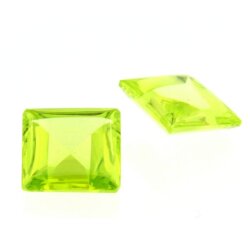 Zirkonia applegreen carre buff top 8 x 8 mm