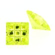 Zirk. applegreen carre 9-grinded 10 x 10 mm