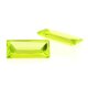 Zirk. applegreen baguette buff top 20 x 10 mm