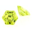 Zirkonia applegreen sechseck 12 x 12 mm