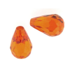 Zirkonia orange pampel agb. 9 x 7 mm