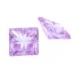 Zirkonia lavender carre grinded 8 x 8 mm