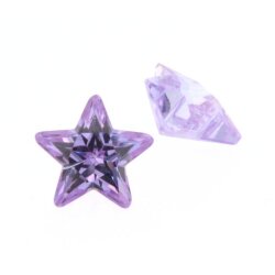 Zirkonia lavender stern 4 x 4 mm