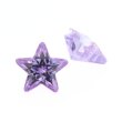 Zirkonia lavender stern 4 x 4 mm