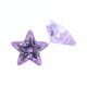 Zirkonia lavender stern 4 x 4 mm