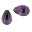 Zirk. amethyst pampel poliert agb. 12 x 8 mm