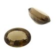 Rauchquarz oval Sonderschliff 18 x 13 mm