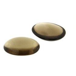 Rauchquarz oval cabochon 30 x 22 mm