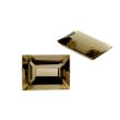 Rauchquarz baguette step cut 6 x 3 mm