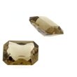 Rauchquarz achteck princess cut 13 x 9 mm