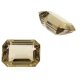 Rauchquarz achteck step cut 14 x 10 mm