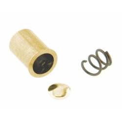 Federhülse mit Rand 585/- gelb