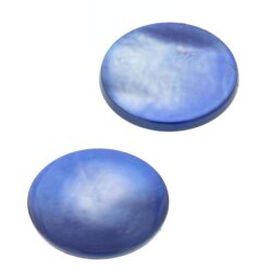 Perlmutt blau Platte Ø 9,0 mm