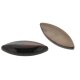 Perlmutt schwarz navette cabochon 12 x 5 mm