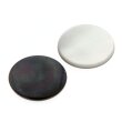 Perlmutt schwarz Platte Ø 4,5 mm