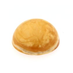 Bernstein gelb rund cabochon