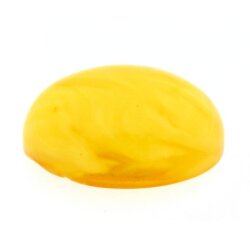 Bernstein gelb oval 10 x 8 mm