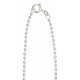 Collier Kugelkette Ø 2,0 mm 45 cm Silber