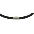 Lederkette schwarz Ø 8,0 mm 45 cm