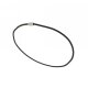 Lederkette schwarz Ø 8,0 mm 45 cm