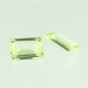 Synth. Chrysolith baguette step cut 6 x 4 mm