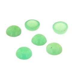 Cabochon Ø 5,0 mm Chrysopras