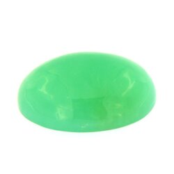 Cabochon oval 7 x 5 mm Chrysopras