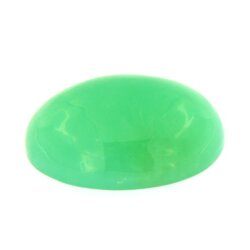Cabochon oval 8 x 6 mm Chrysopras