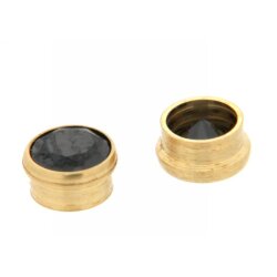 Zarge Zirk. schwarz Ø 1,5 mm pre-setting 750/- gelb