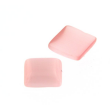Perlmutt rosa carre cabochon 6 x 6 mm