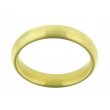 Ring 4,0 mm Gelbgold plattiert Edelstahl