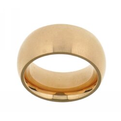 Ring 10,0 mm Rosegold plattiert Gr. 55 Edelstahl