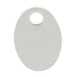Platine oval 6,6 x 4,5 mm Silber