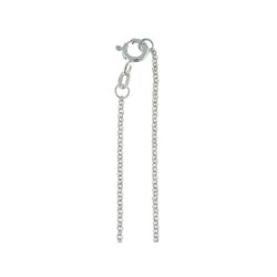 Collier Erbskette 1,5 mm 38 cm Silber