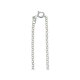 Collier Erbskette 2,5 mm 45 cm Silber