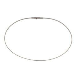 Collier Omega Ø 2,0 mm 42 cm Edelstahl