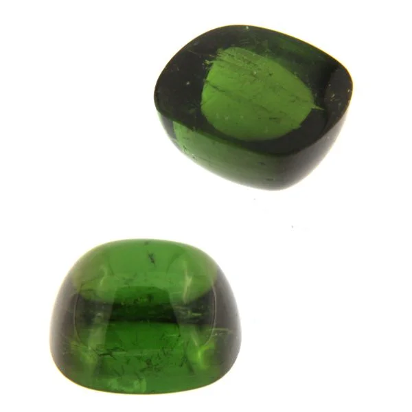 Turmalin grün bag. antik cab. 11 x 9,5 mm